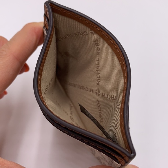 MICHAEL KORS Reed Large Card Holder Case Wallet Vanilla MK NWT - Picture 8 of 9